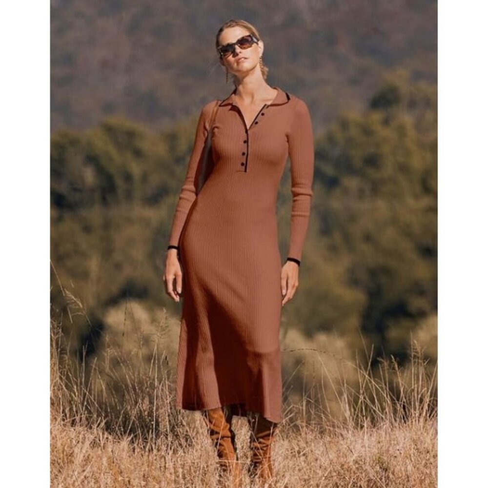 MEROKEETY SWEATER DRESS - Picture 4 of 7